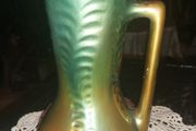 Large and precious antique eozin vase
