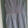PRECIS navy white red shift dress with pockets Sz 10 UK Image 10