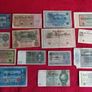 Antique German banknotes & commemorative bank note coins in wood case Image 5