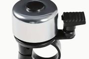 Loud &amp; Clear Alloy Silver Bike Bell - Easy Install, new.
