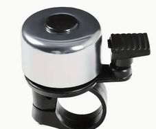 Loud & Clear Alloy Silver Bike Bell - Easy Install, new.