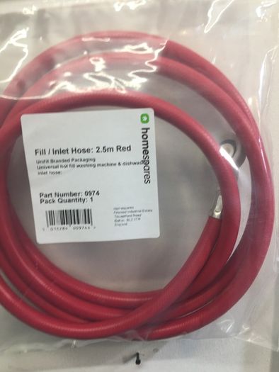 2.5 Meter Inlet hose for Washing Machine and Dishwasher