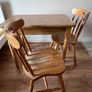 table & 2 chairs wooden Image 4