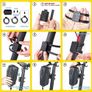 Electric Scooter Storage Bag for Adults, Large Tube Bag Scooter Handlebar Bag Waterproof, Motor Scooter Front Hanging Bag for Xiaomi MI Mijia M365 Sedway Ninebot Image 3