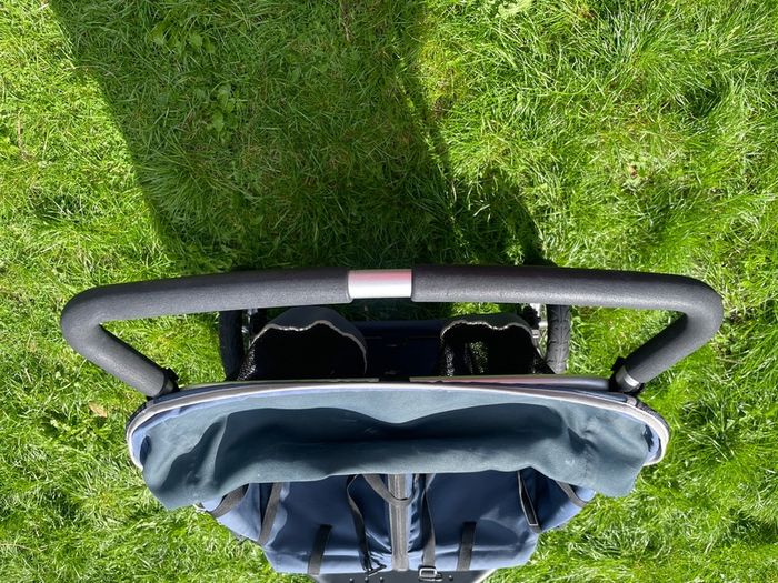 Out n About Nipper 360 double buggy with rain cover