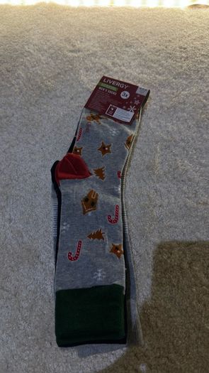 Men's Christmas / Holiday Socks 3-Pack LIVERGY - Size 43-46 / UK 9-11.5