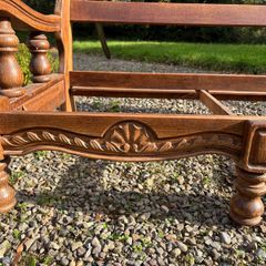 Vintage Belgian Oak Sofa, Velda Epoque Line