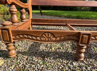 Vintage Belgian Oak Sofa, Velda Epoque Line