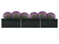 main image for ad Garden Raised Bed Galvanised Steel 480x80x77 cm Anthracite