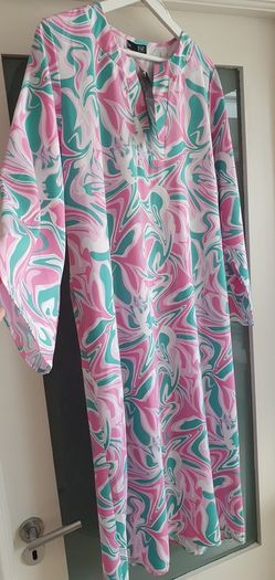 F&F pink and turquoise kaftan Sz M (12-14 UK) - Bnwt Rrp 22