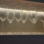 Set of 8 John Rosha very large wine glasses waterford crystal Image 3
