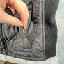 Lauren Ralph Lauren Womens Gilet Size M Black Quilted Bodywarmer - Ribbed Image 7