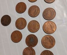 old irish pennies