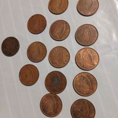 old irish pennies