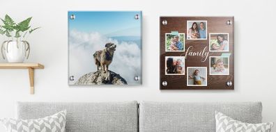 Acrylic Photo prints Personalised photo print onto acrylic size 60 x 60 cm