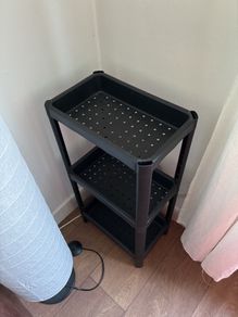 Plastic shelves