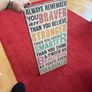 wall sign wooden Image 4