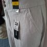 NWT Light Grey Linen blend Trousers Size 10 Image 4