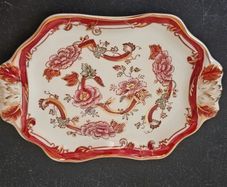 Mason's "Red Mandalay"  Serving Dish