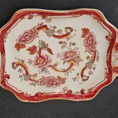 Mason's "Red Mandalay"  Serving Dish