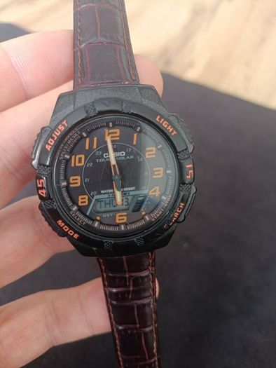 Casio Men's watch Sport watch with multi function face 5208 AQ S800W