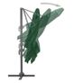 Cantilever Umbrella with Aluminium Pole 400x300 cm Green Image 7