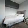 4ft6 (135cm) Double Silver Velvet Fabric Bed With USB Ports Image 9