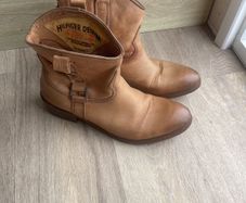 Vintage Tommy Hilfiger Denim 1985 Leather Cowboy Boots