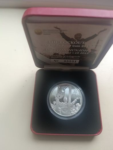 2013 Jim  Larking Lockout Silver Proof Coin
