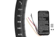Steering Wheel Controller Multifunction Steering Wheel Button Remote Control Navigation 2 Din DVD Controller Universal