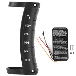 Steering Wheel Controller Multifunction Steering Wheel Button Remote Control Navigation 2 Din DVD Controller Universal