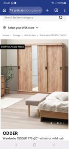 Wardrobe 3 door, Jysk Odder