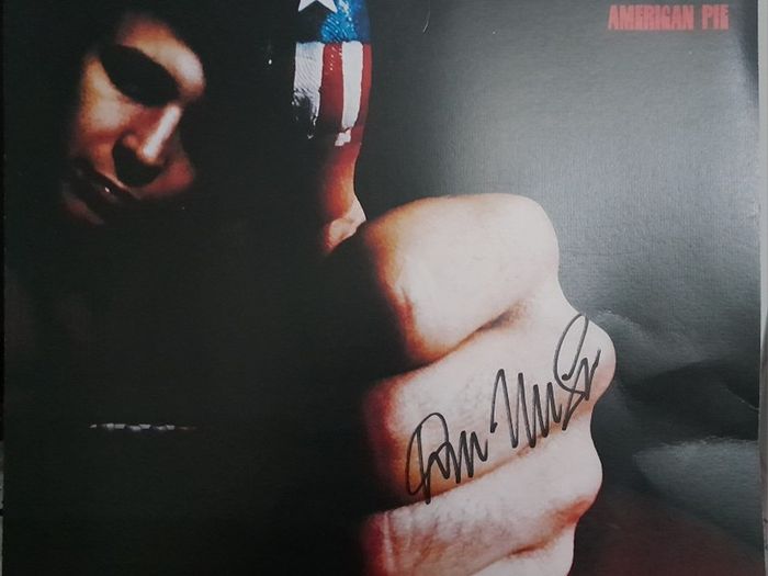 Signed Don McClean picture