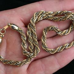 Vintage Necklace Chain L-23,2"