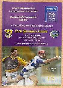 2009 Wexford v Laois - GAA Allianz Hurling League Programme