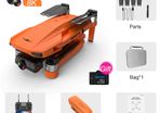 8K Orange Bag 32G 3B XKJ GPS Drone 8K HD Camera 2-Axis Gimbal Professional Anti-Shake Aerial Photography Brushless Obstacle Avoidance Quadcopter Toys