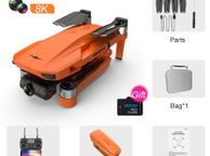 main image for ad 8K Orange Bag 32G 3B XKJ GPS Drone 8K HD Camera 2-Axis Gimbal Professional Anti-Shake Aerial Photography Brushless Obstacle Avoidance Quadcopter Toys