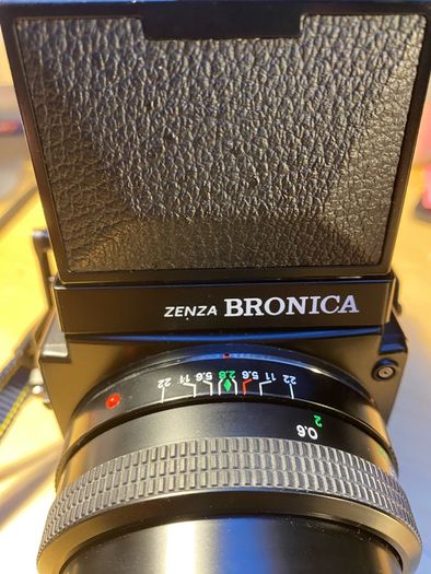 Bronica etrsi medium format camera