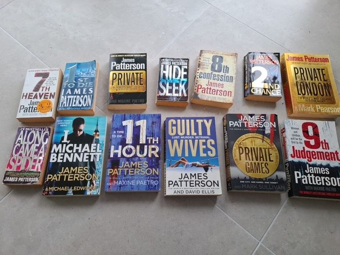 13 x James Patterson books