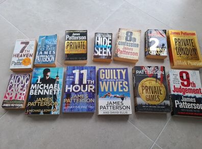 13 x James Patterson books
