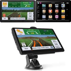 Touch Screen HD Car GPS Navigator with Sunshade Europe Map Truck Car