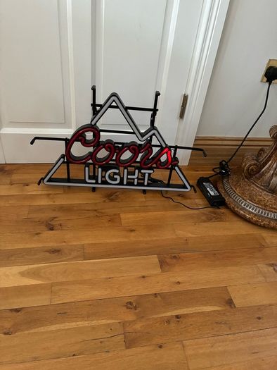 Coors Neon Sign.