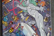 SILVER SURFER graphic novel. By Dan Slott and Michael Allred. From MARVEL Comics