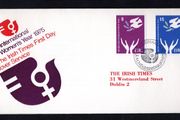 1975 Ireland International Women's Year Commemorative Stamp Illustrated The Irish Times Addressed First Day Cover (FDC)