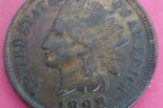 1898 American Indian head One Cent coin