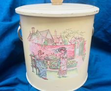 vintage biscuit tin