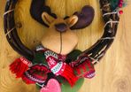 Christmas Reindeer wreath