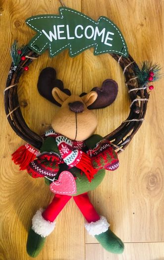 Christmas Reindeer wreath