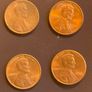 Old American US 1 cent coins 1979 1989 1990 Image 2