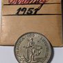 South Africa Silver Shilling 1951 Image 3
